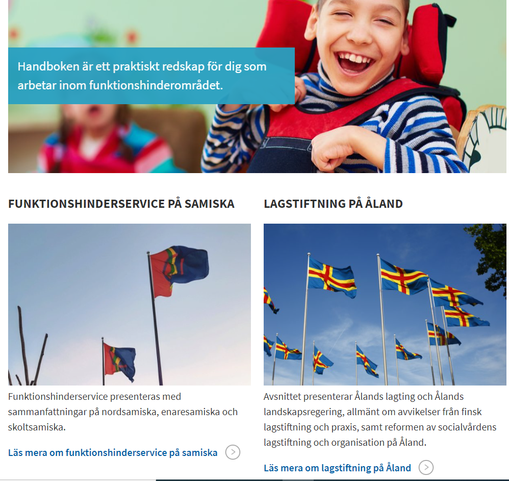Ny handbok för Åland 16.10.2020 för dig som arbetar inom funktionshinderområdet
