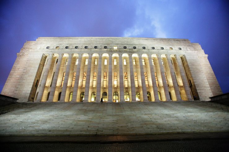 Foto av Finlands riksdag