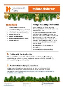 foto av förstasida på månadsbrev