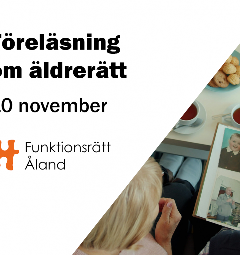 Föreläsning om äldrerätt