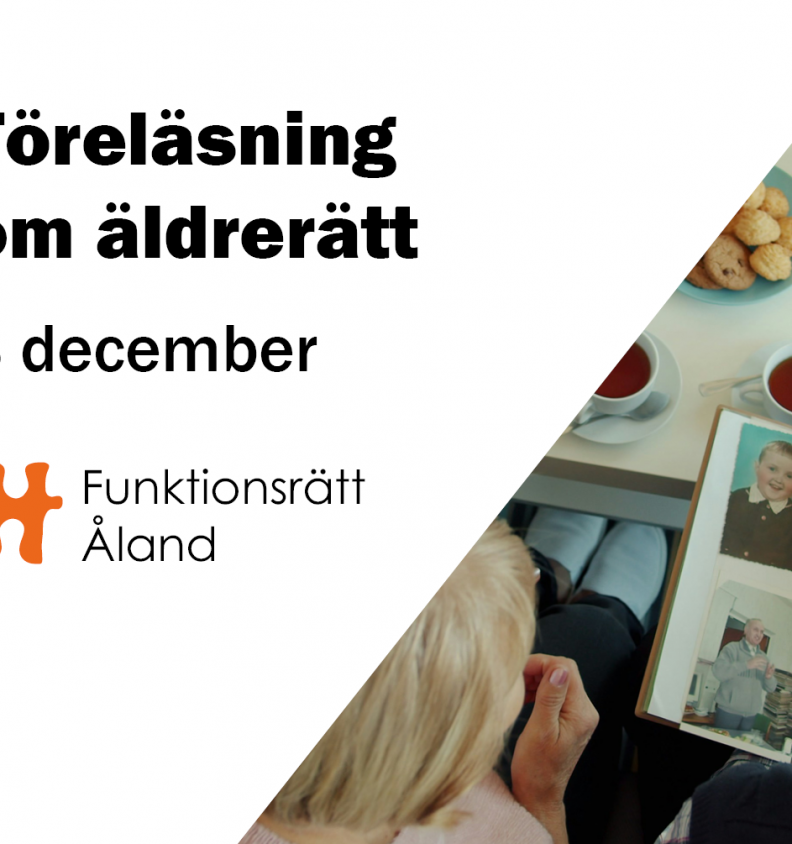 Föreläsning om äldrerätt