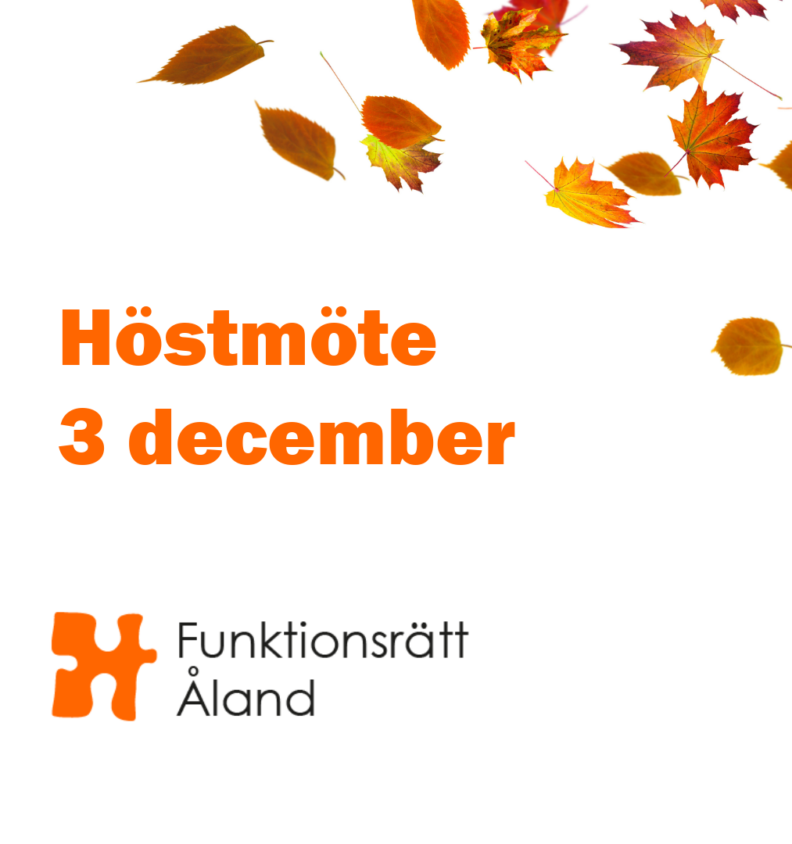 Funktionsrätt Ålands höstmöte